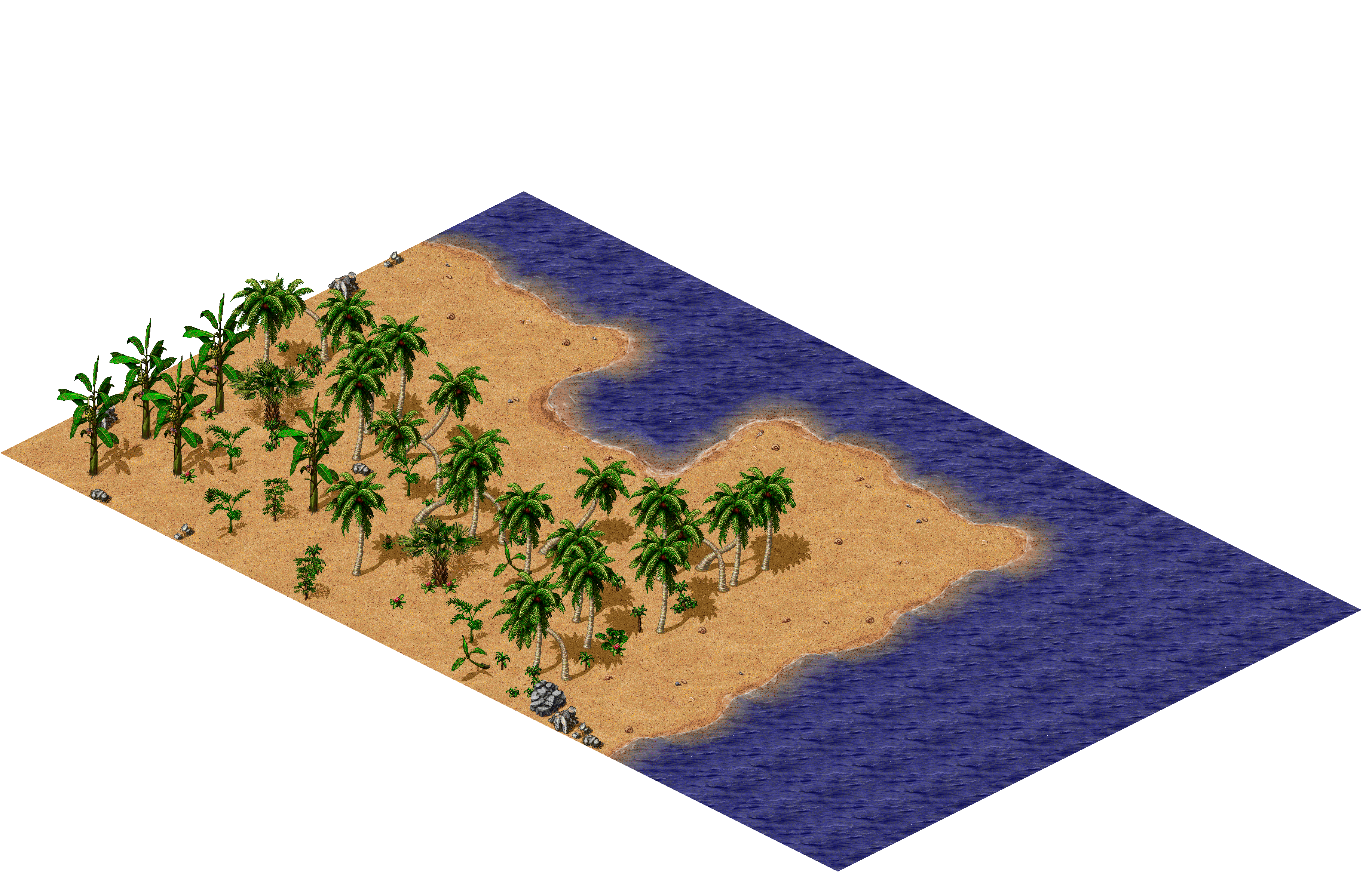 North Lynith Beach 1 rendered terrain map
