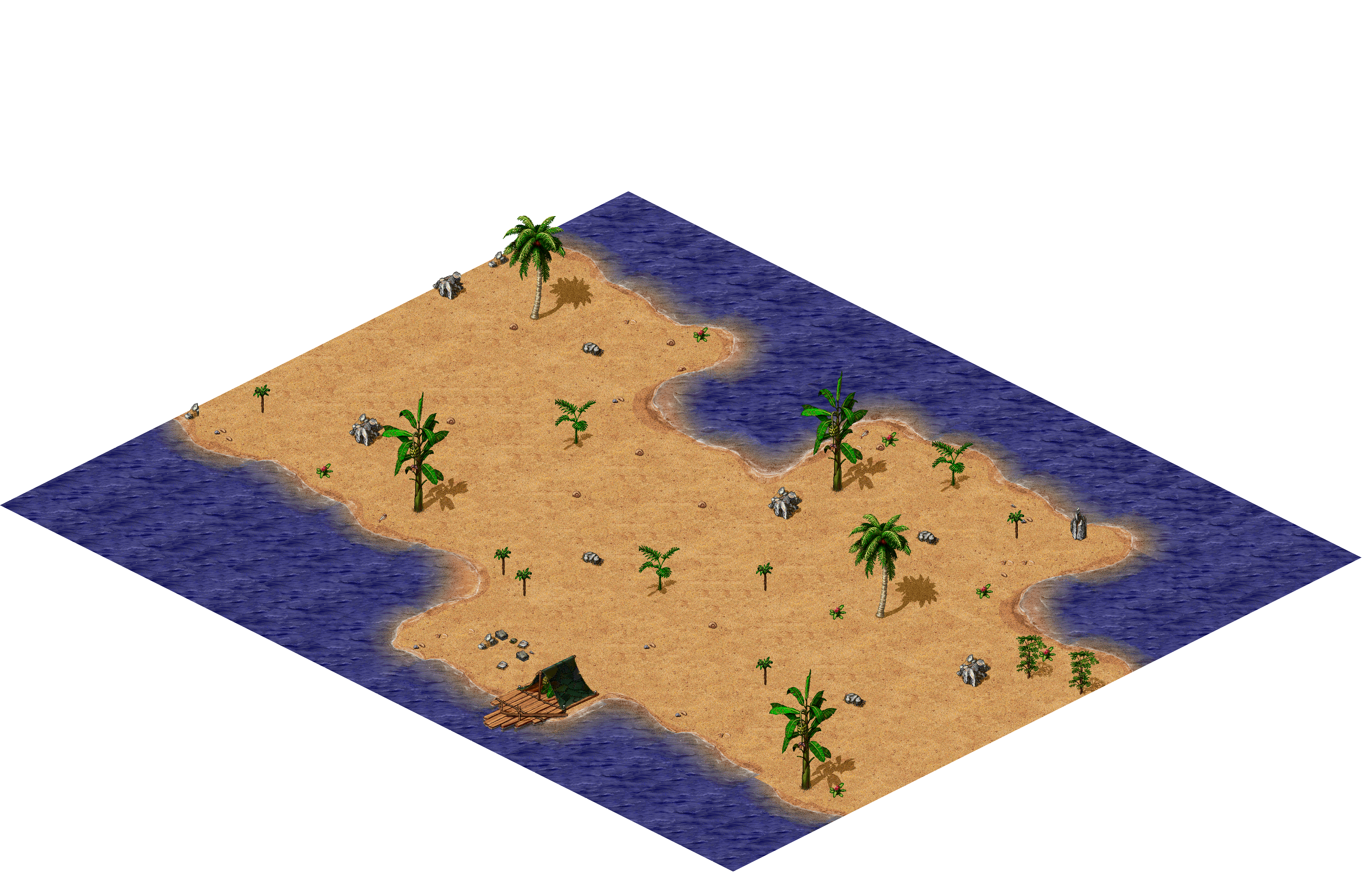 Lynith Beach Way 1 rendered terrain map