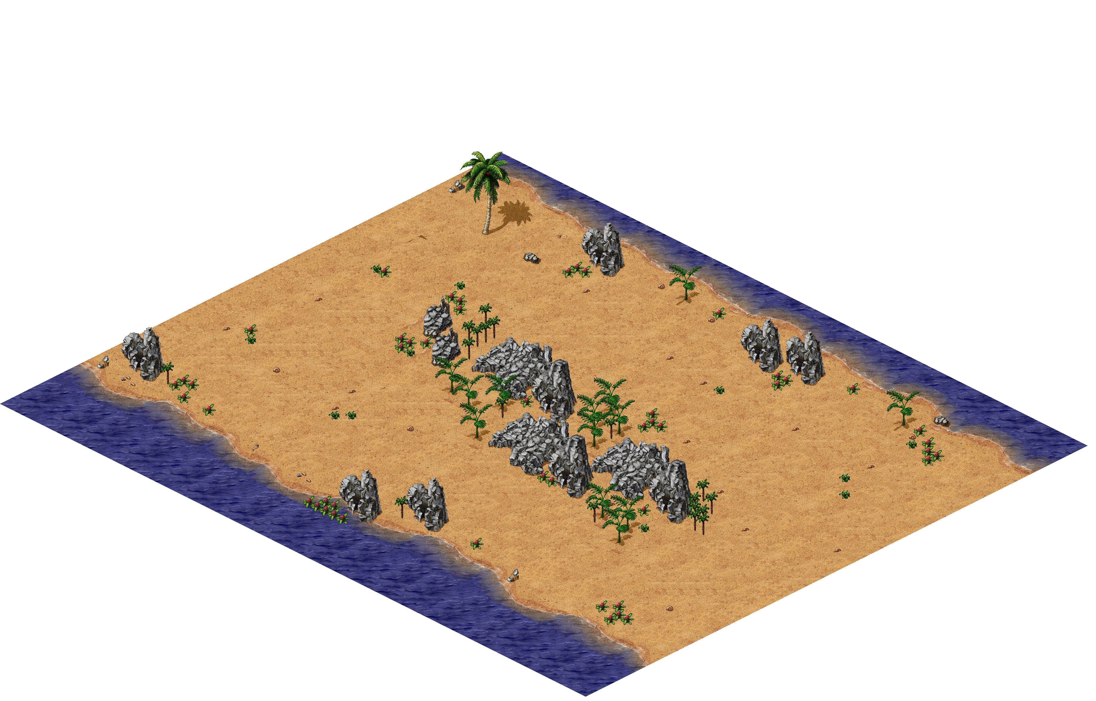 Lynith Beach Way 4 rendered terrain map