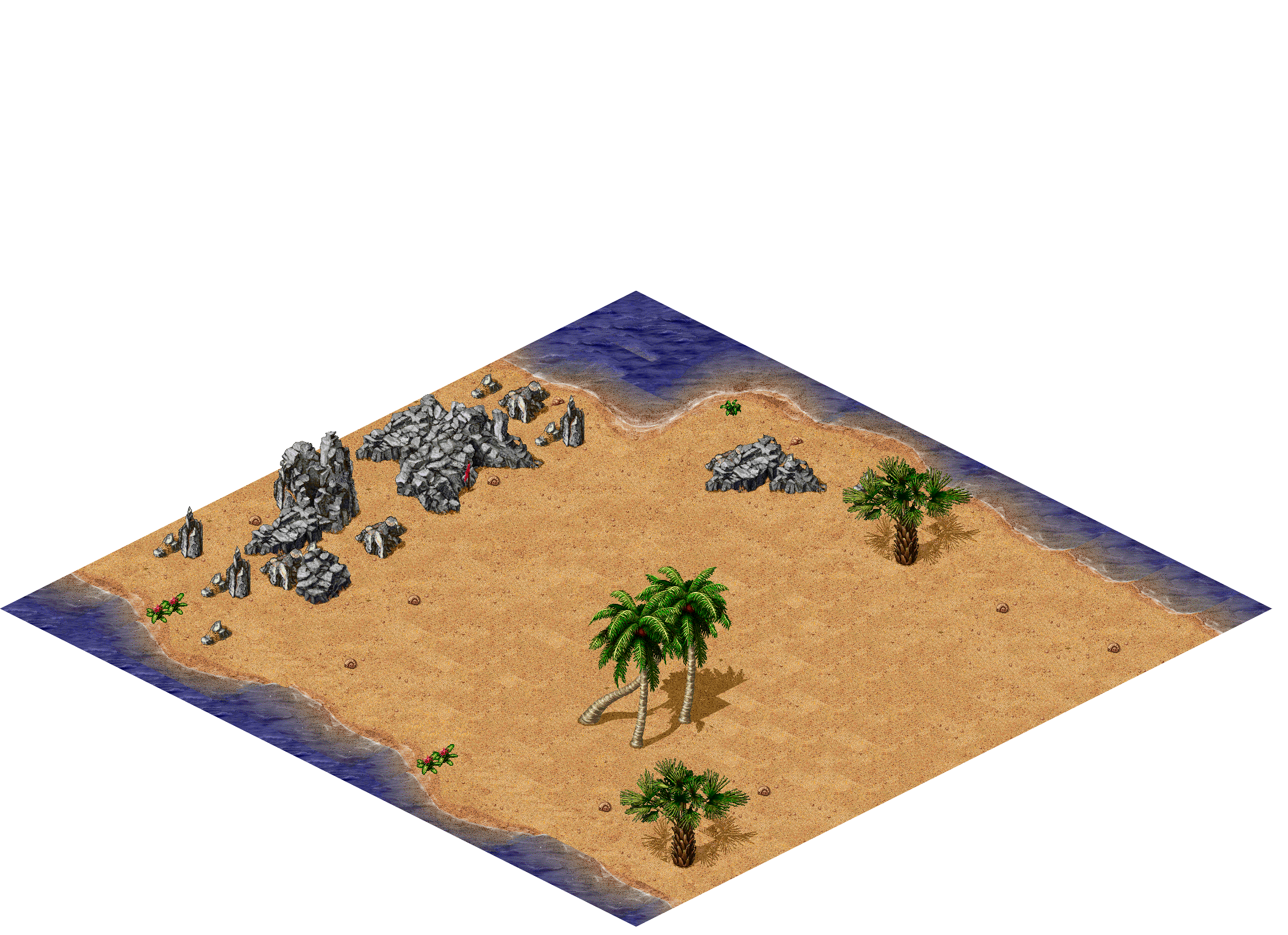 Map 6657 rendered terrain map