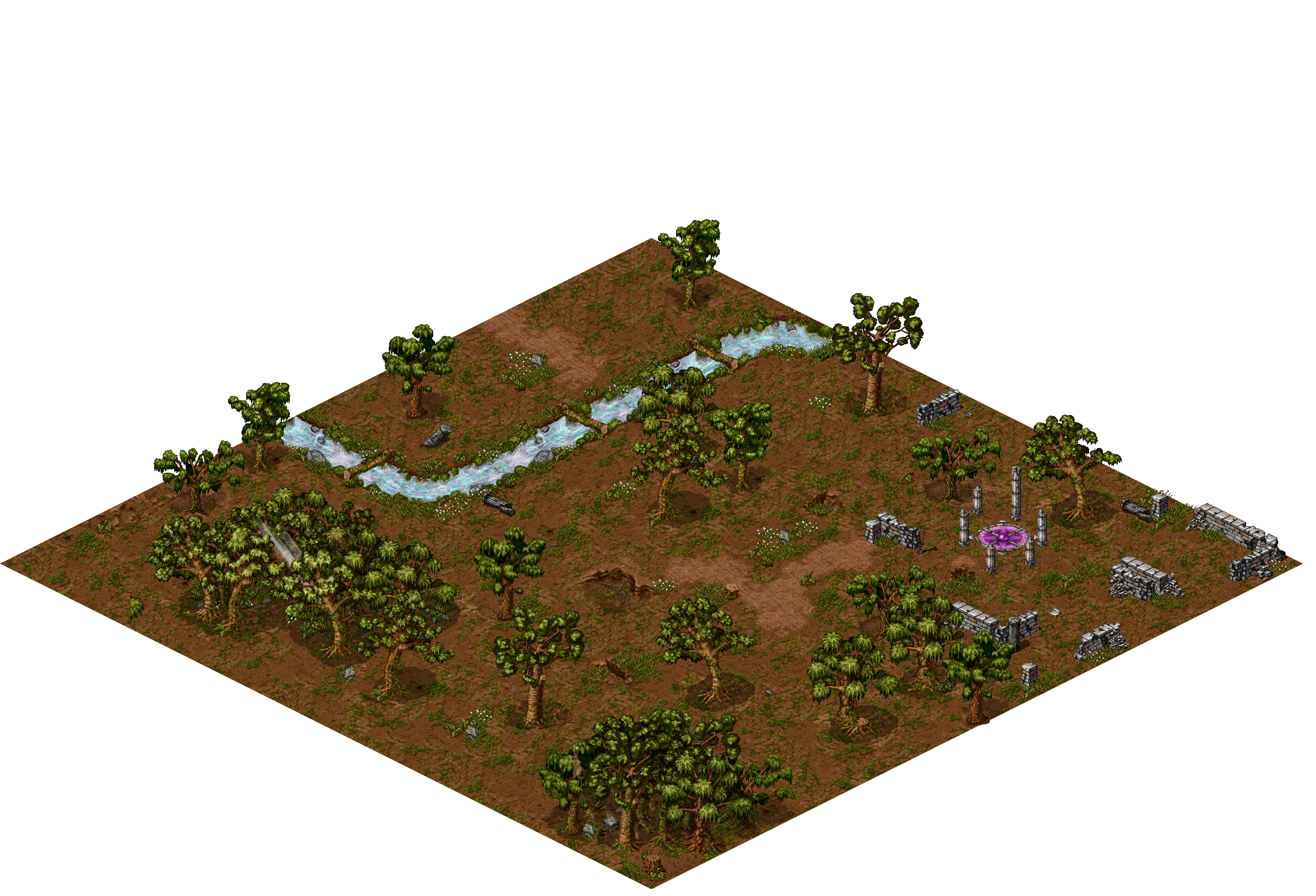 Oren Ruins Gateway2 rendered terrain map