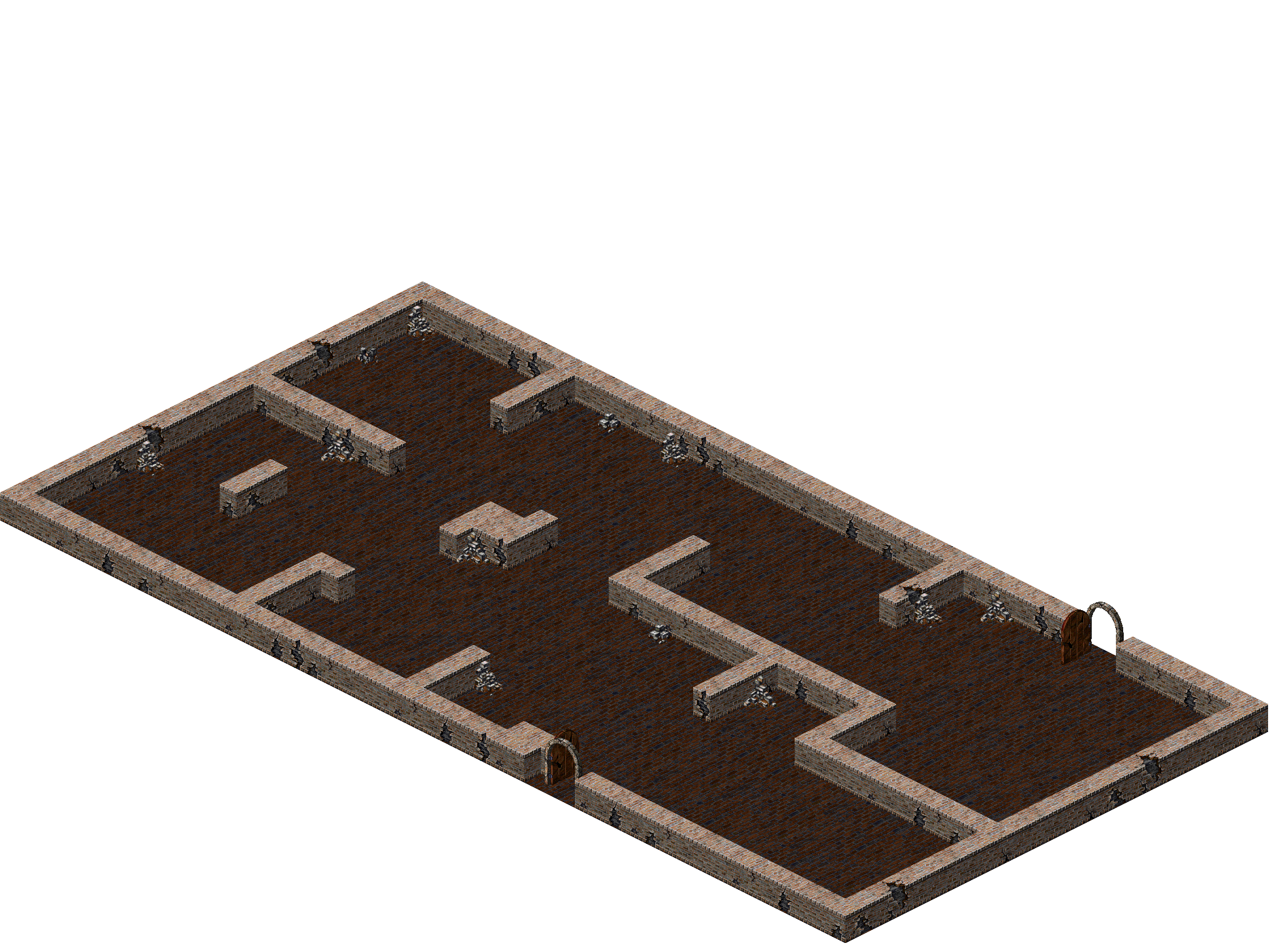 Map 6800 rendered terrain map