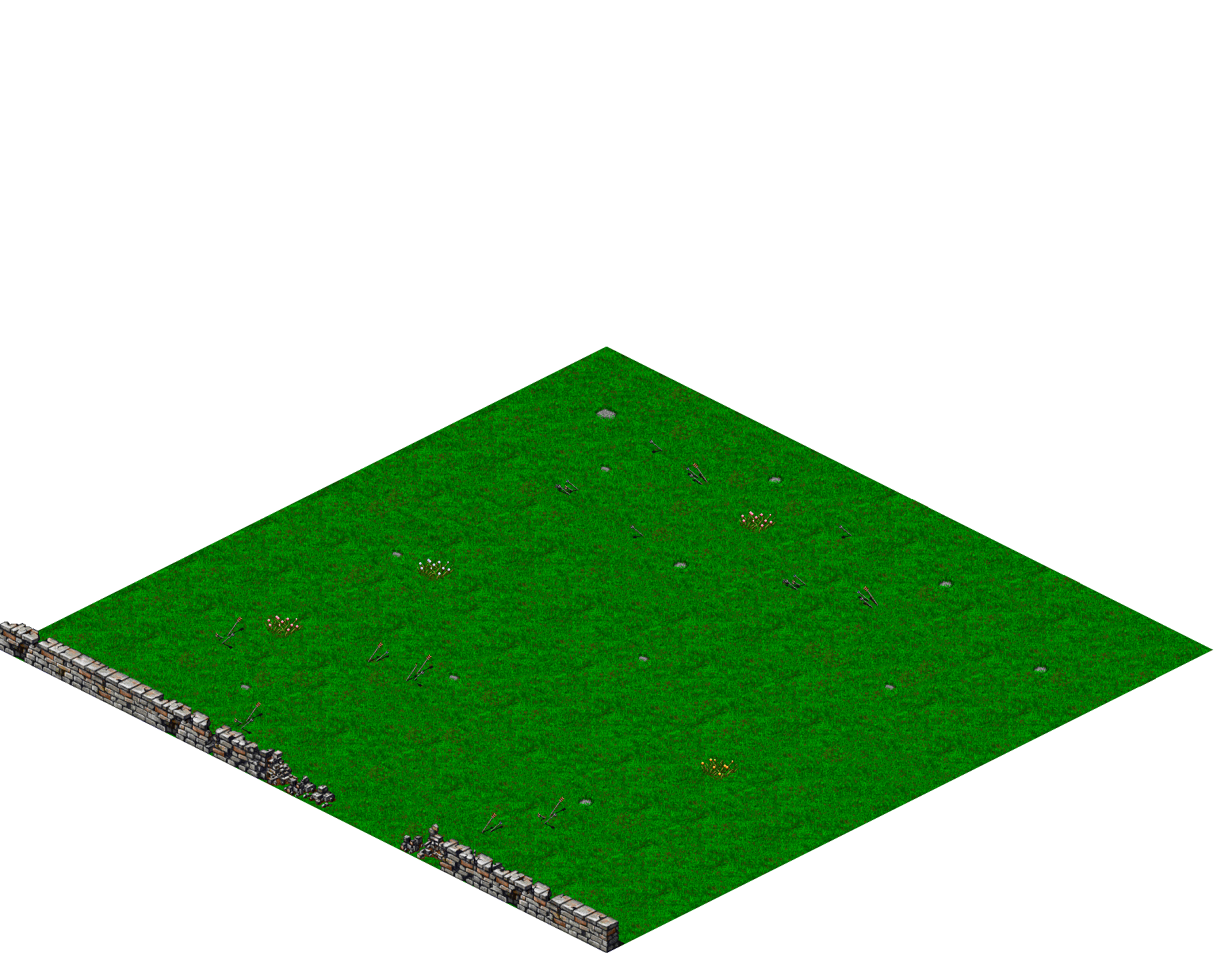 Grass Battle Field4 rendered terrain map