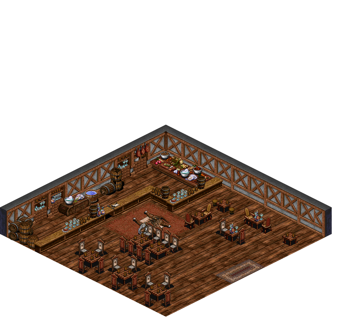 Loures Harbor Tavern rendered terrain map
