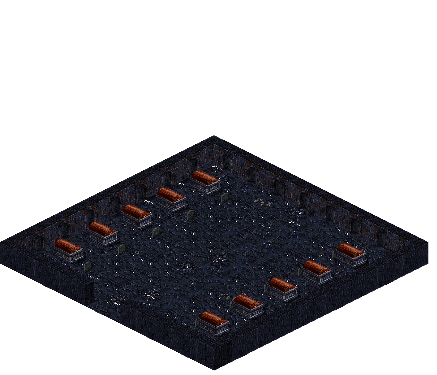 Oren Royal Tomb rendered terrain map