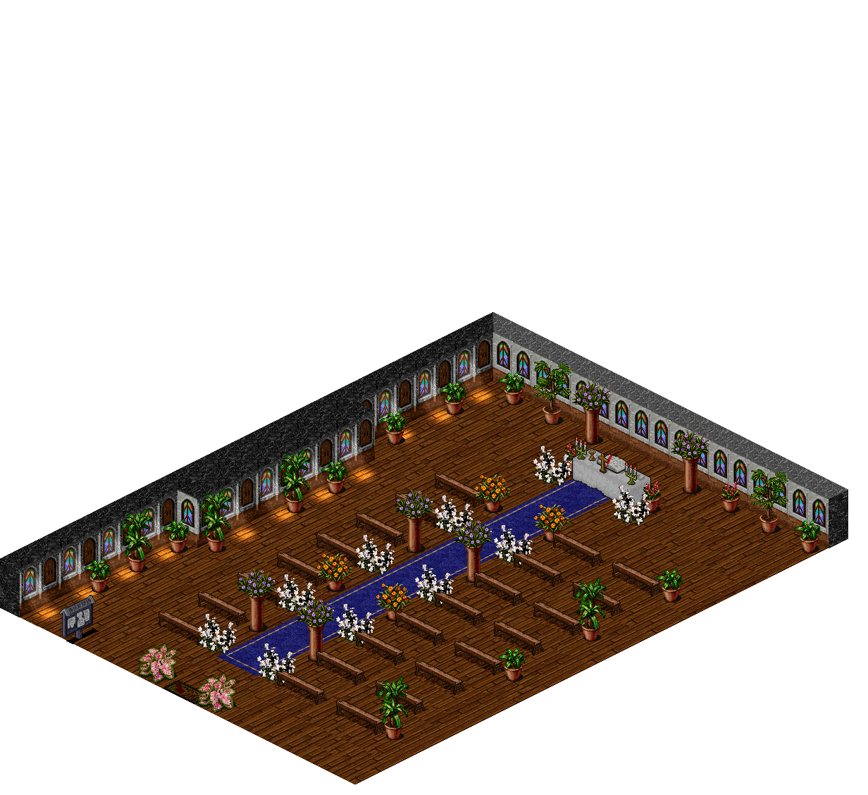 Tagor Church rendered terrain map