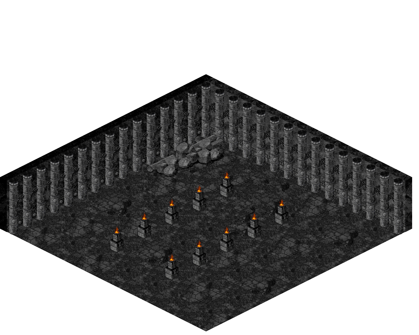 Map 720 rendered terrain map