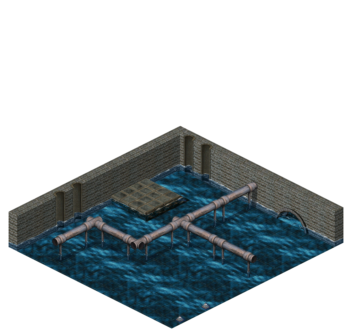 Loures Sewer Canal 35 rendered terrain map