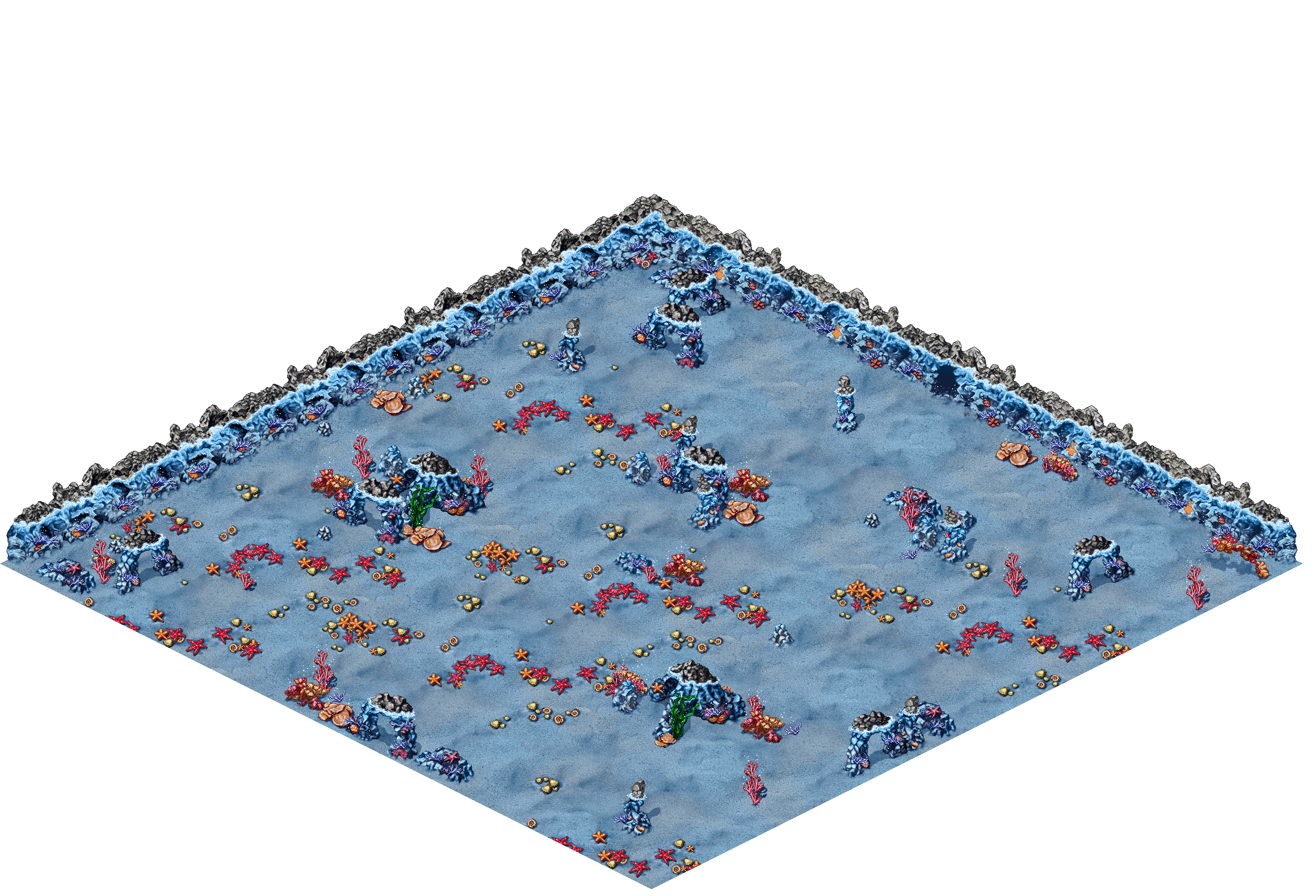 Unknown Depths 5 rendered terrain map