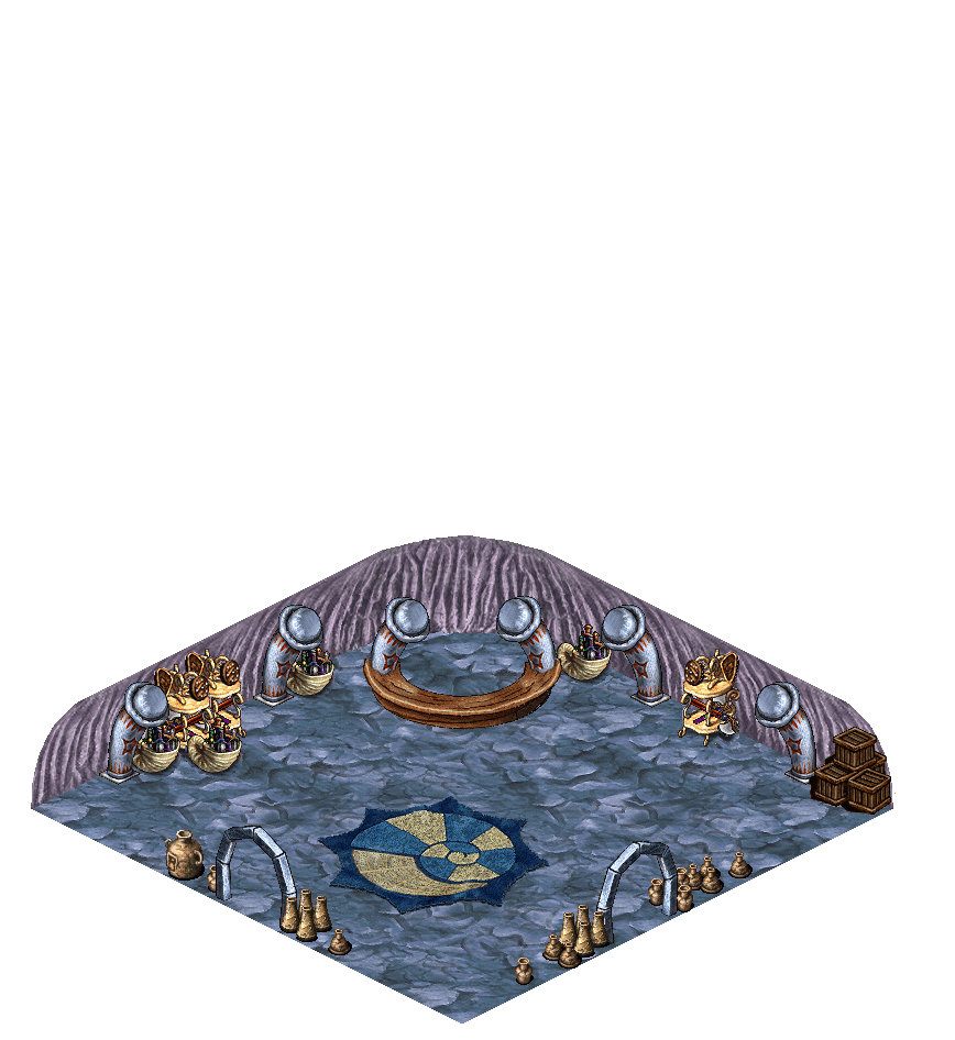 Shell Home rendered terrain map