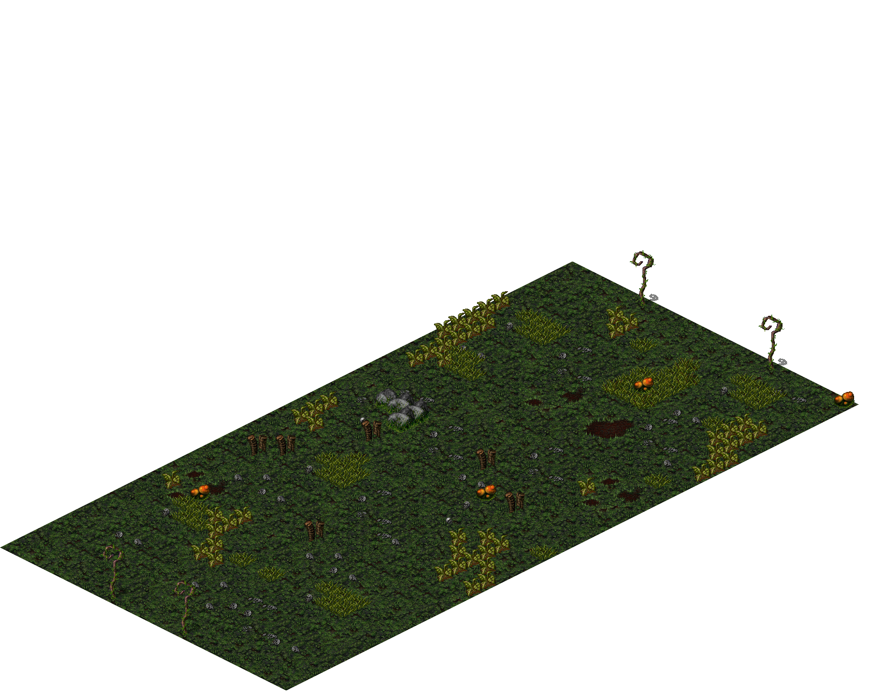 Hostile Grounds rendered terrain map