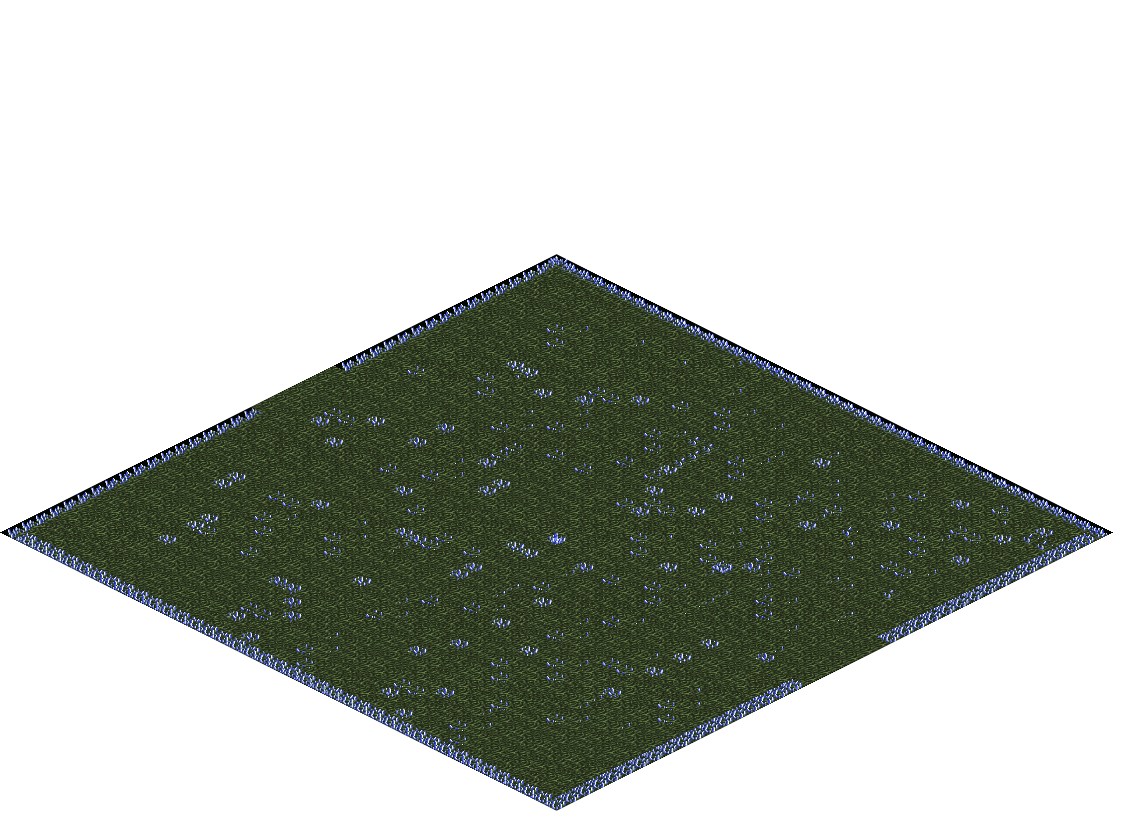 Map 8343 rendered terrain map