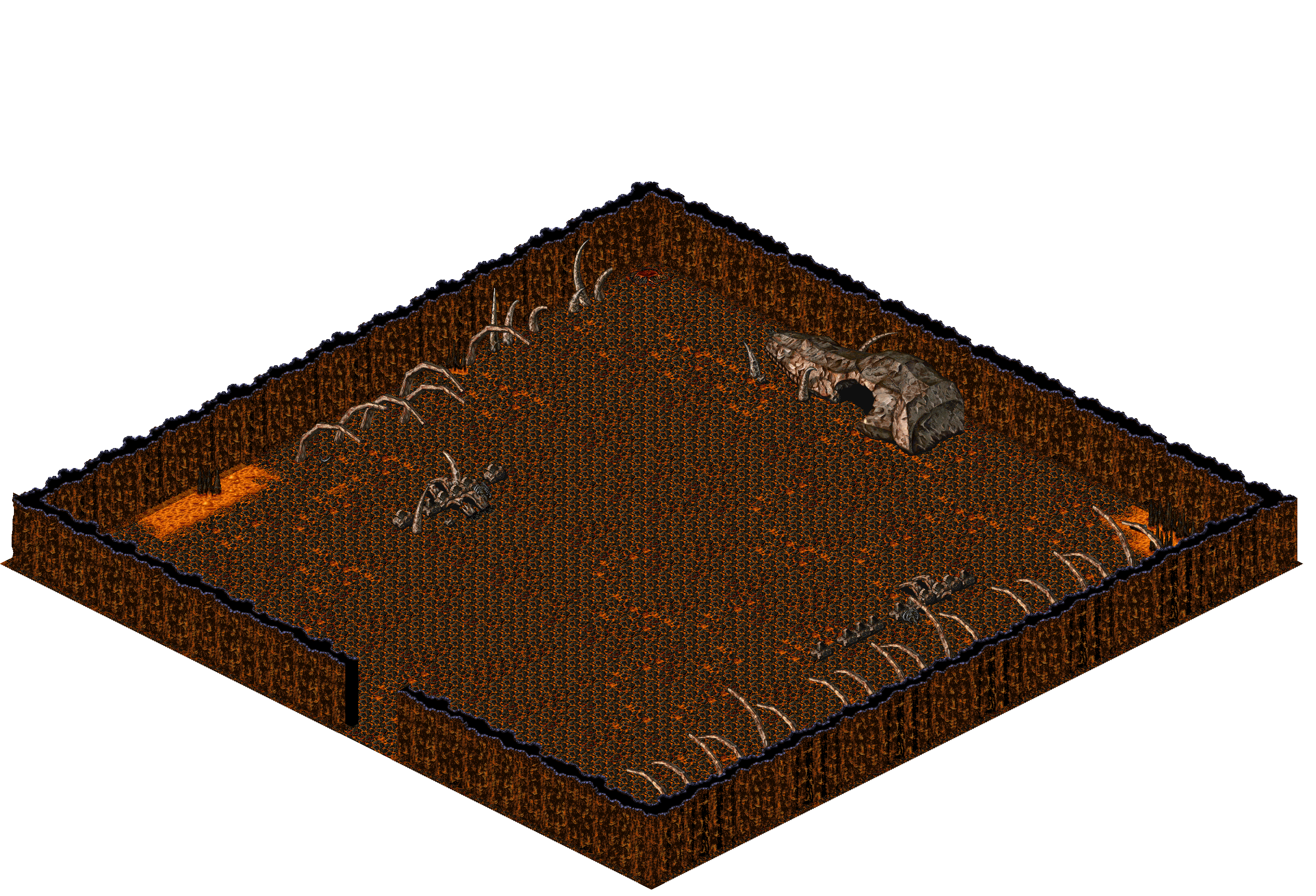 Chadul's Realm 11 rendered terrain map