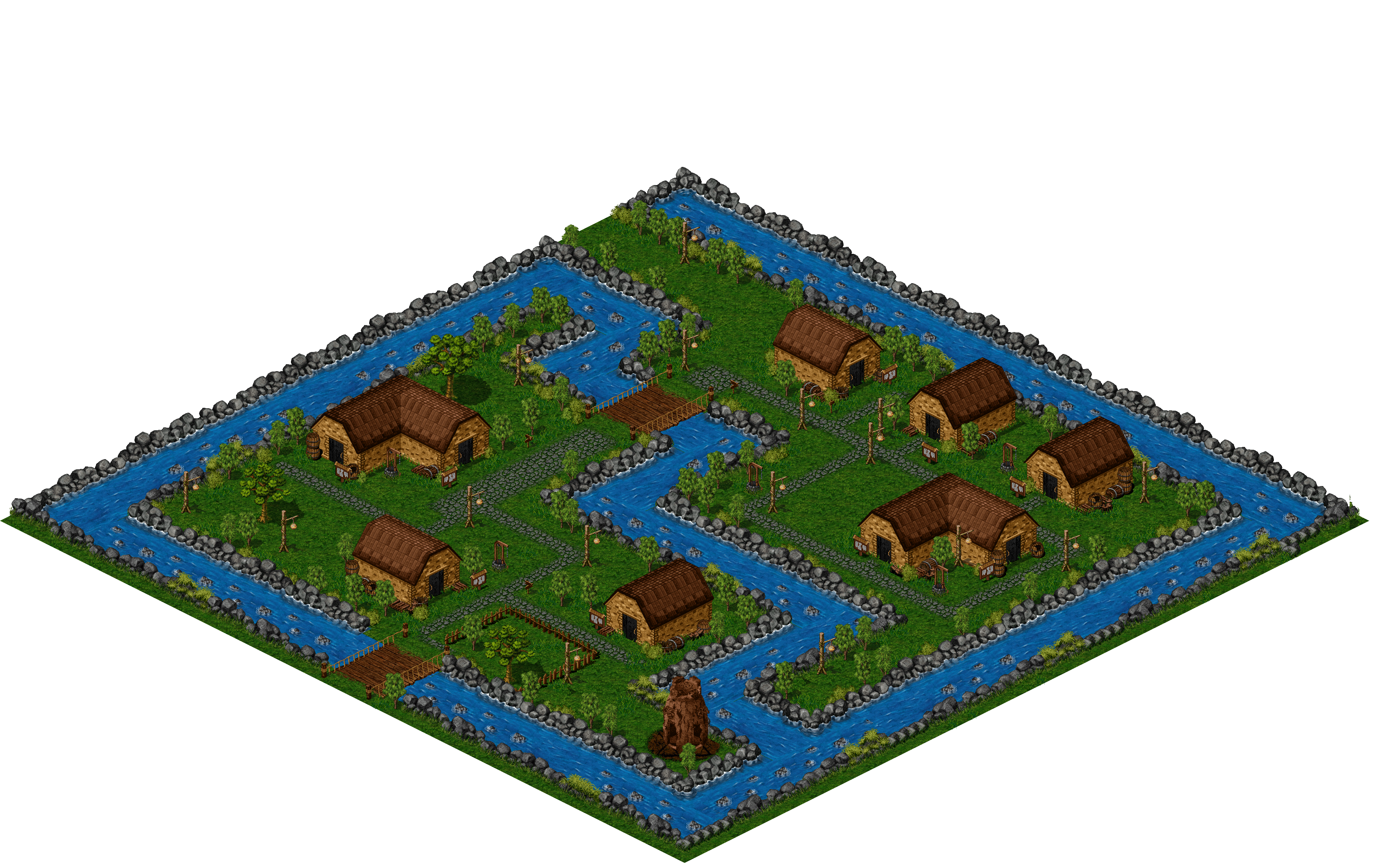 Chadul's Piet 2 rendered terrain map