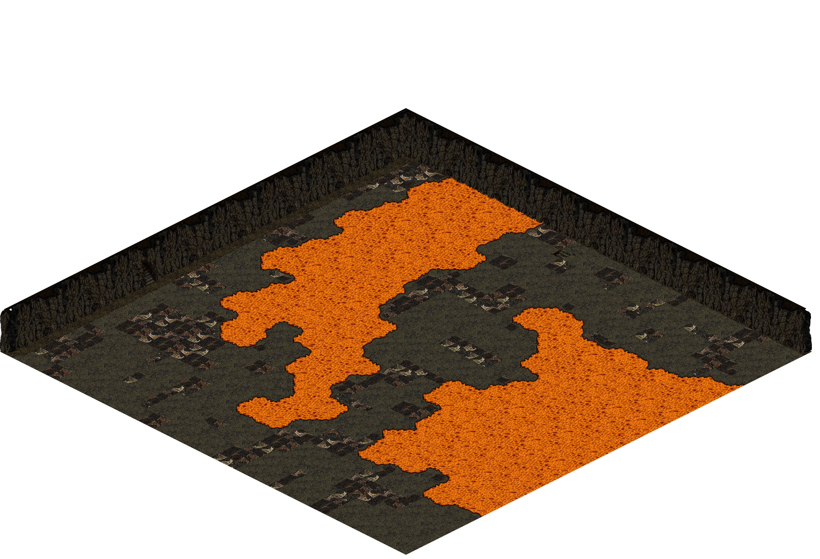 Plamit's Cave 6-1 rendered terrain map
